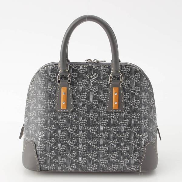 ゴヤール GOYARD ヴァンドーム ミニ ゴヤールディンキャンバス×レザー 2way ハンドバッグ グレー 中古 通販 retro レトロ