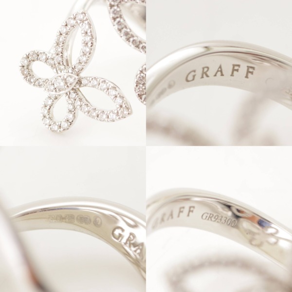 グラフ(GRAFF) ミニバタフライ パヴェダイヤモンドリング 750WG 0.70ct