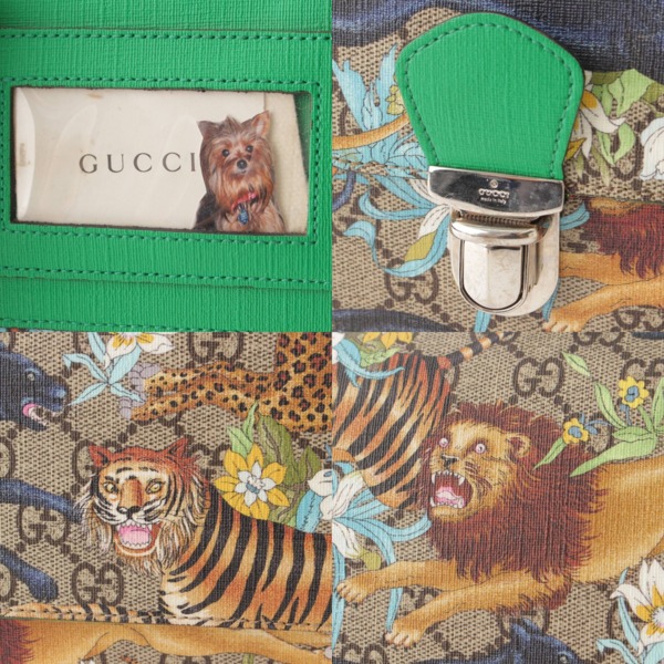 グッチ Gucci GGスプリーム チルドレンズ アニマルプリント リュック 410791 マルチカラー 中古 通販 retro レトロ