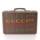 100周年記念コレクション レザー アタッシュ スーツケース トランク 611642 ブラウン