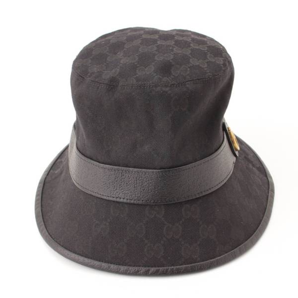 グッチ(Gucci) GGキャンバス フェドラハット 帽子 576587 4HG53