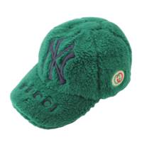 MLB コラボ ロゴ シェアリング ベースボール キャップ 帽子 713773 グリーン M