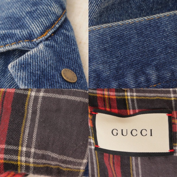 グッチ(Gucci) メンズ 19年 バックロゴ オーバーサイズ デニム