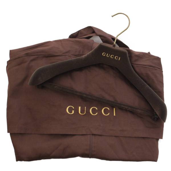 グッチ(Gucci) スエード レザー ムートン ジップアップ ジャケット