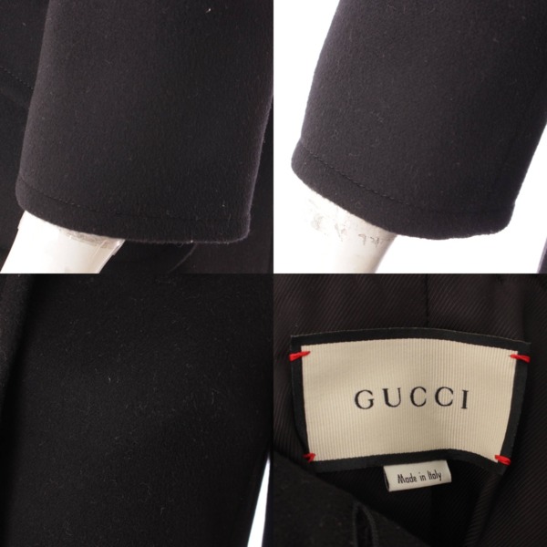 グッチ(Gucci) 20AW インターロッキングG ボタン ウールコート 626300