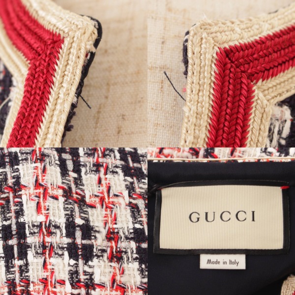 グッチ(Gucci) 18AW ツイード ワンピース サイボーグコレクション