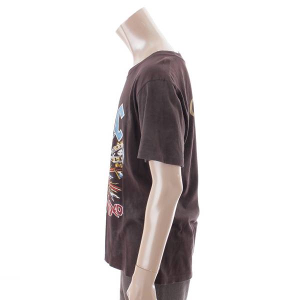 グッチ(Gucci) メンズ ACDC バンド Tシャツ 493117 ブラック S 中古