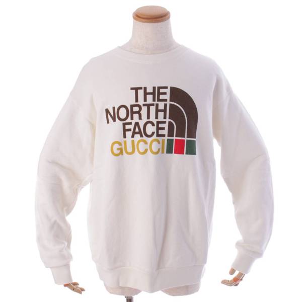 グッチ(Gucci) ノースフェイス メンズ 21SS コットン ロゴプリント