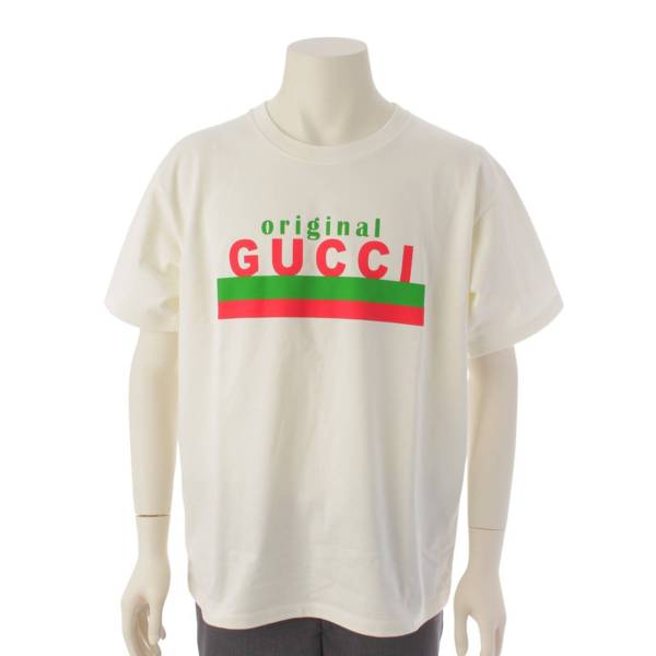 グッチ Gucci メンズ 20SS ロゴ プリント オーバーサイズ Tシャツ