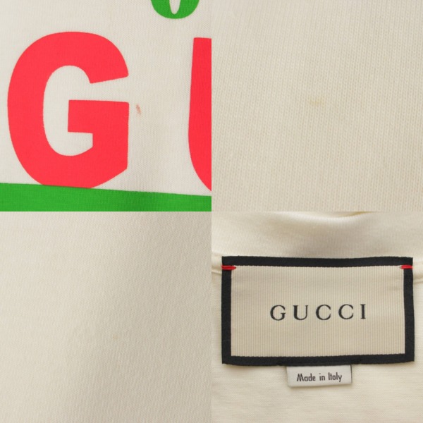 グッチ Gucci メンズ 20SS ロゴ プリント オーバーサイズ Tシャツ 