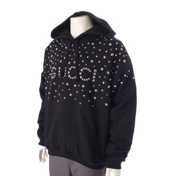 グッチ Gucci 23SS メンズ XJEXE スタッズロゴ パーカー トップス 