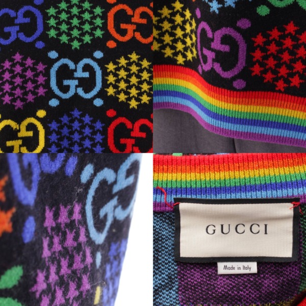 グッチ Gucci メンズ サイケデリック オーバーサイズ ウール 半袖 ...