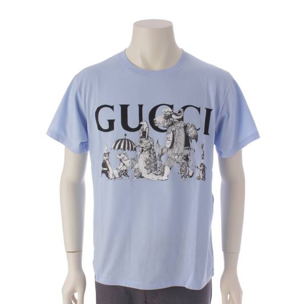 グッチ Gucci メンズ 日本限定 ヒグチユウコ ロゴ プリント Tシャツ 