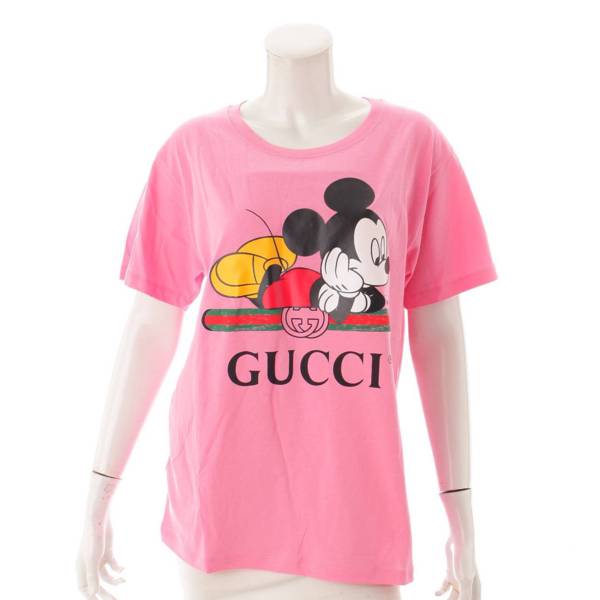 気に入って購入 GUCCI×ミッキー♡Tシャツ Tシャツ/カットソー(半袖/袖なし)