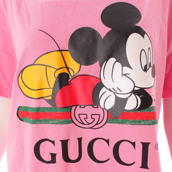 グッチ(Gucci) ディズニーコラボ オーバーサイズ Tシャツ ミッキー 