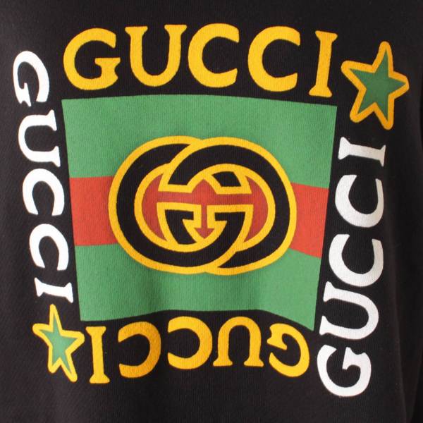 グッチ(Gucci) GG ロゴ プルオーバー フーディー ロング パーカー