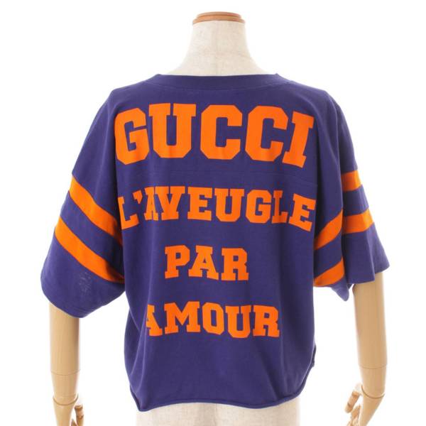 グッチ(Gucci) 1921 L'Aveugle Par Amour 半袖 クロップドTシャツ