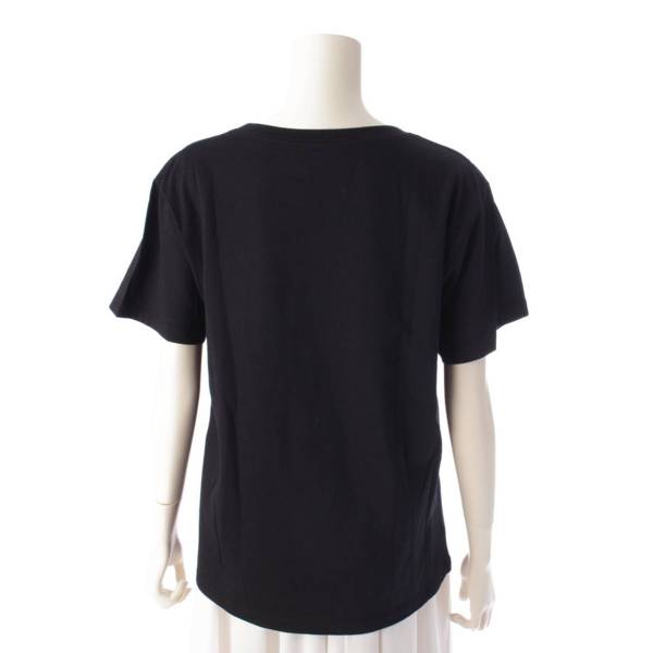 グッチ Gucci 20SS ロゴ ハート スパンコール 半袖 Tシャツ カットソー 492347 ブラック XS 中古 通販 retro レトロ