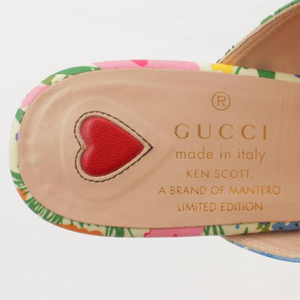 グッチ Gucci ケンスコット ホースビット フローラ スリッパ 651503 マルチカラー 36 中古 通販 retro レトロ