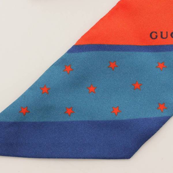 グッチ(Gucci) フローラプリント シルク ネックボウ スカーフ フラワー