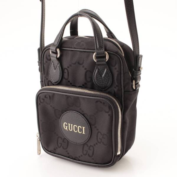 グッチ(Gucci) オフザグリッド GGナイロンショルダー 2WAY ブラック