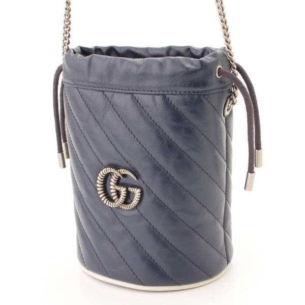 グッチ(Gucci) GGマーモント バケットバッグ ショルダーバッグ 573817