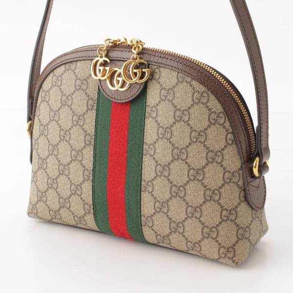 グッチ Gucci GGスプリーム オフィディア ショルダーバッグ 499621 ベージュ×エボニー 中古 通販 retro レトロ