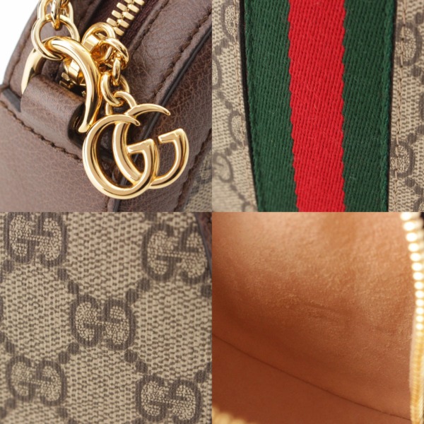 グッチ Gucci オフィディア GGスプリーム ラウンド チェーンショルダー 