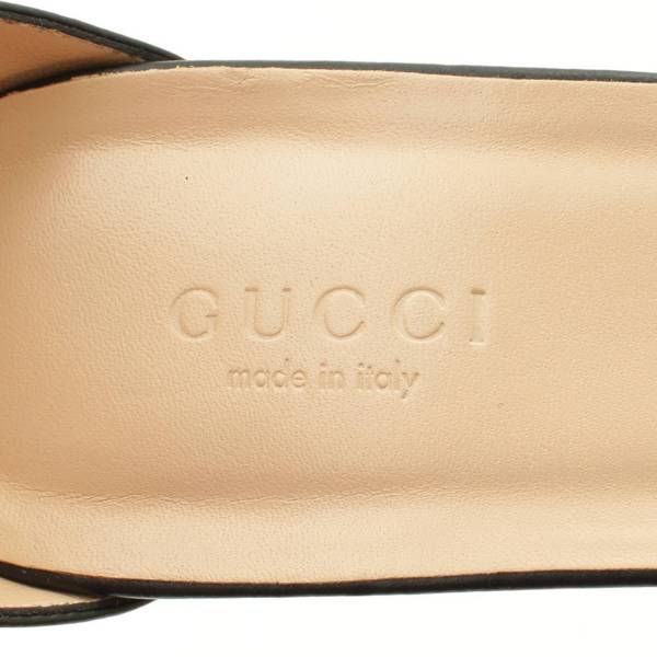 グッチ(Gucci) ホースビット レザー ストラップ サンダル 466707