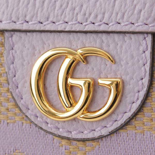 グッチ Gucci ジャンボGG キャンバス×レザー カードケース 726503