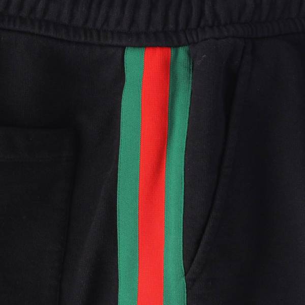 グッチ Gucci ノースフェイス メンズ ロゴ シェリーライン ショートパンツ 651727 ブラック S 中古 通販 retro レトロ