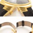 ベンチュラ クオーツ 腕時計 H243010 ゴールド ブラック レザー 革