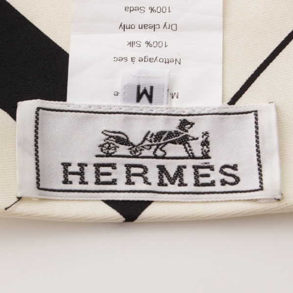 エルメス(Hermes) シルク ヘアバンド ターバン バイカラー M 中古 通販