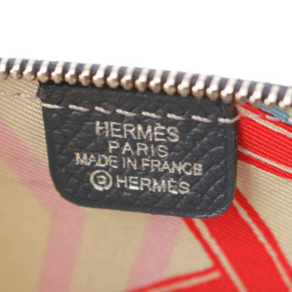 エルメス Hermes アザップ レザー コンパクト シルクイン コイン