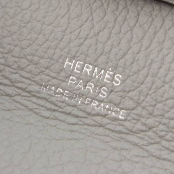 エルメス(Hermes) バスティア シェーブル コインケース ブルーブリュー