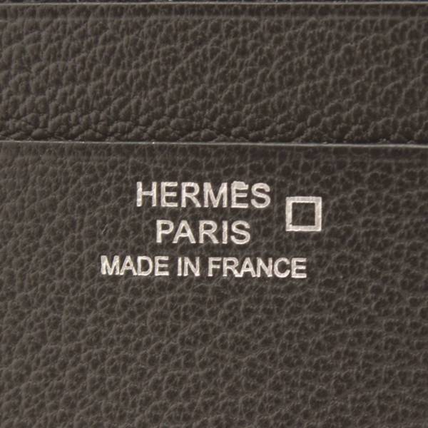 エルメス(Hermes) MC2 メンズ クロコダイル アリゲーター 二つ折り財布 □J刻 ブラック 中古 通販 retro レトロ