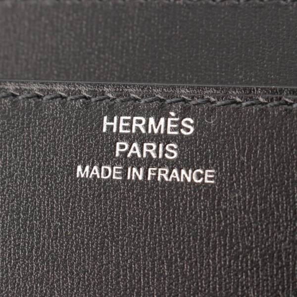 エルメス Hermes コンスタンス トゥーゴー ボックスカーフ ショルダー ミニバッグ 財布 U刻印 ブラック 中古 通販 retro レトロ
