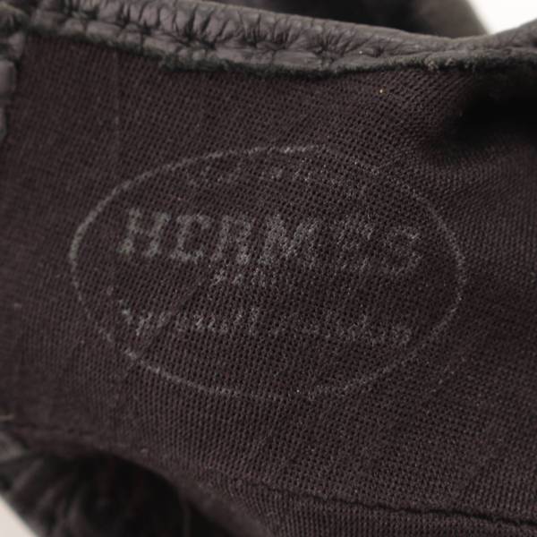 エルメス(Hermes) ケリー金具 レザー グローブ カデナモチーフ 手袋