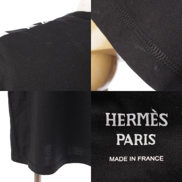 エルメス(Hermes) 22年 Le Tresor de Medor コットン 半袖 ワンピース 2H4511DU ブラック 34 中古 通販  retro レトロ