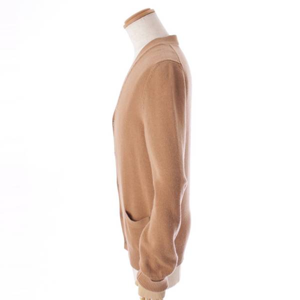エルメス Hロゴ 刺繍 カシミヤ100％ カーディガン ニット セーター◇２41cm身幅