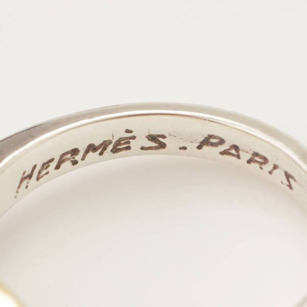 エルメス(Hermes) ヴィンテージ シェーヌダンクル コンビ リング 指輪 