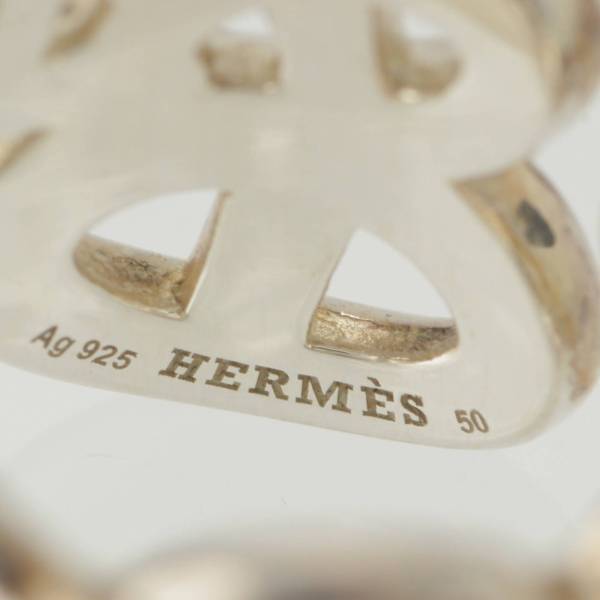 エルメス Hermes シェーヌダンクル アンシェネGM Ag925 13.6g リング 指輪 シルバー #50 中古 通販 retro レトロ