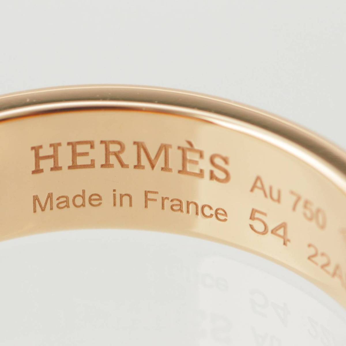 エルメス Hermes コリエドシアン 750 PG リング 指輪 ゴールド