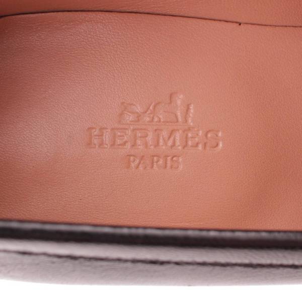 エルメス(Hermes) モカシン H金具 レザー ローファー コンスタンス