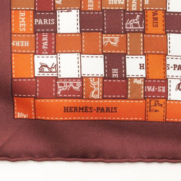 エルメス(Hermes) カレ90 シルクスカーフ BOLDUC AU CARRE ボル 