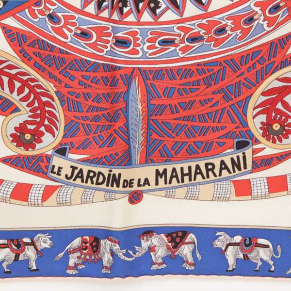 エルメス(Hermes) カレ90 シルクスカーフ LE JARDIN DE LA MAHARANI