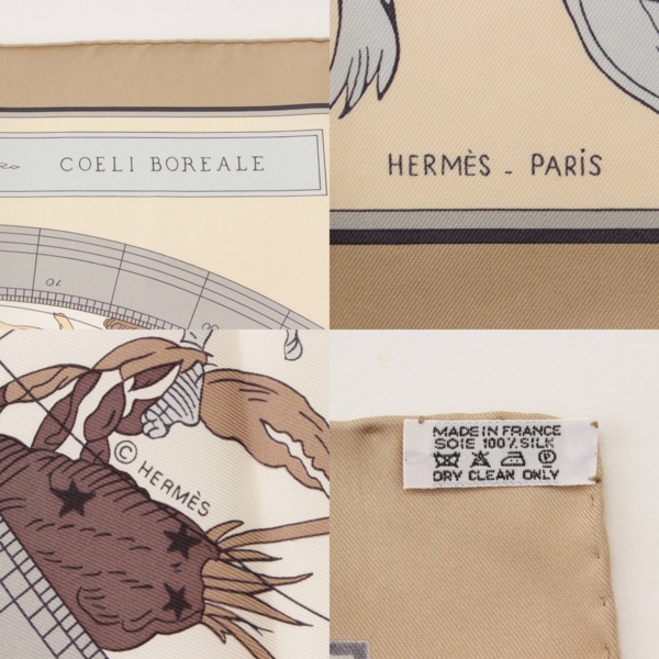 エルメス(Hermes) カレ90 シルクスカーフ HEMISPHARIUM COELI BOREALE ...
