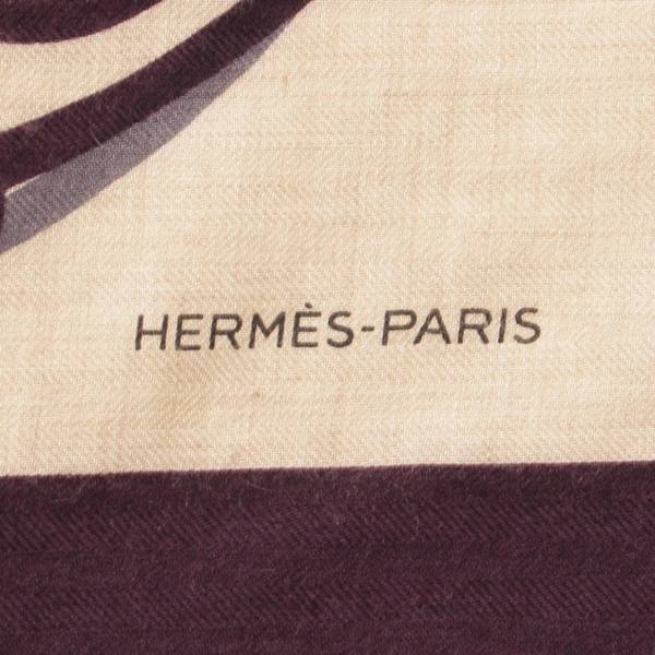 エルメス(Hermes) カレ140 カシミヤ シルクスカーフ ストール ショール 