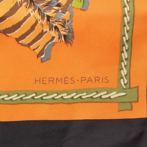 エルメス(Hermes) カレ90 シルクスカーフ La Chasse en Afrique 