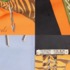 カレ90 シルクスカーフ La Chasse en Afrique オレンジ ブラック